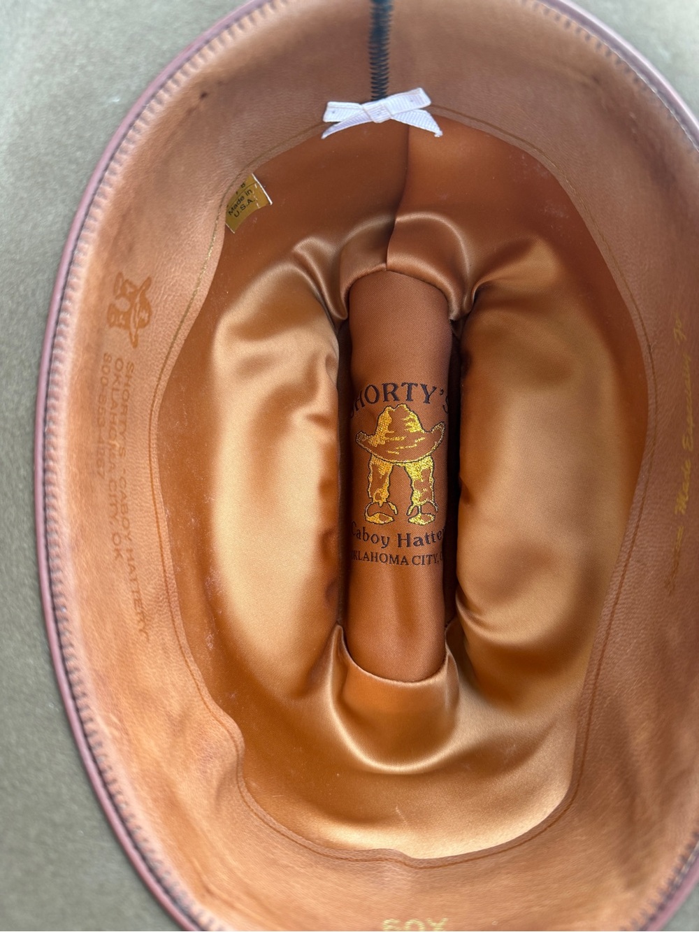 $1500 custom shortys cowboy hat 50x beaver tan unisex